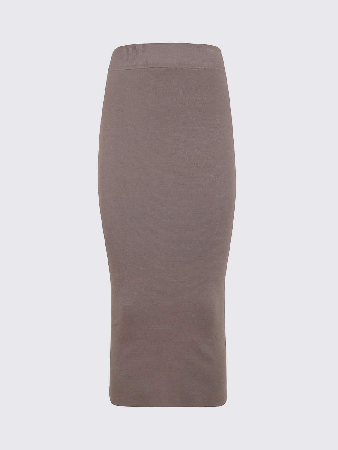 Entire Studios Light Brown Viscose-blend Midi Skirt In Brown