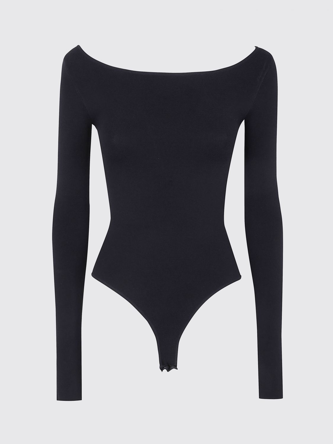 Entire Studios Long-sleeve Bodysuit In Black