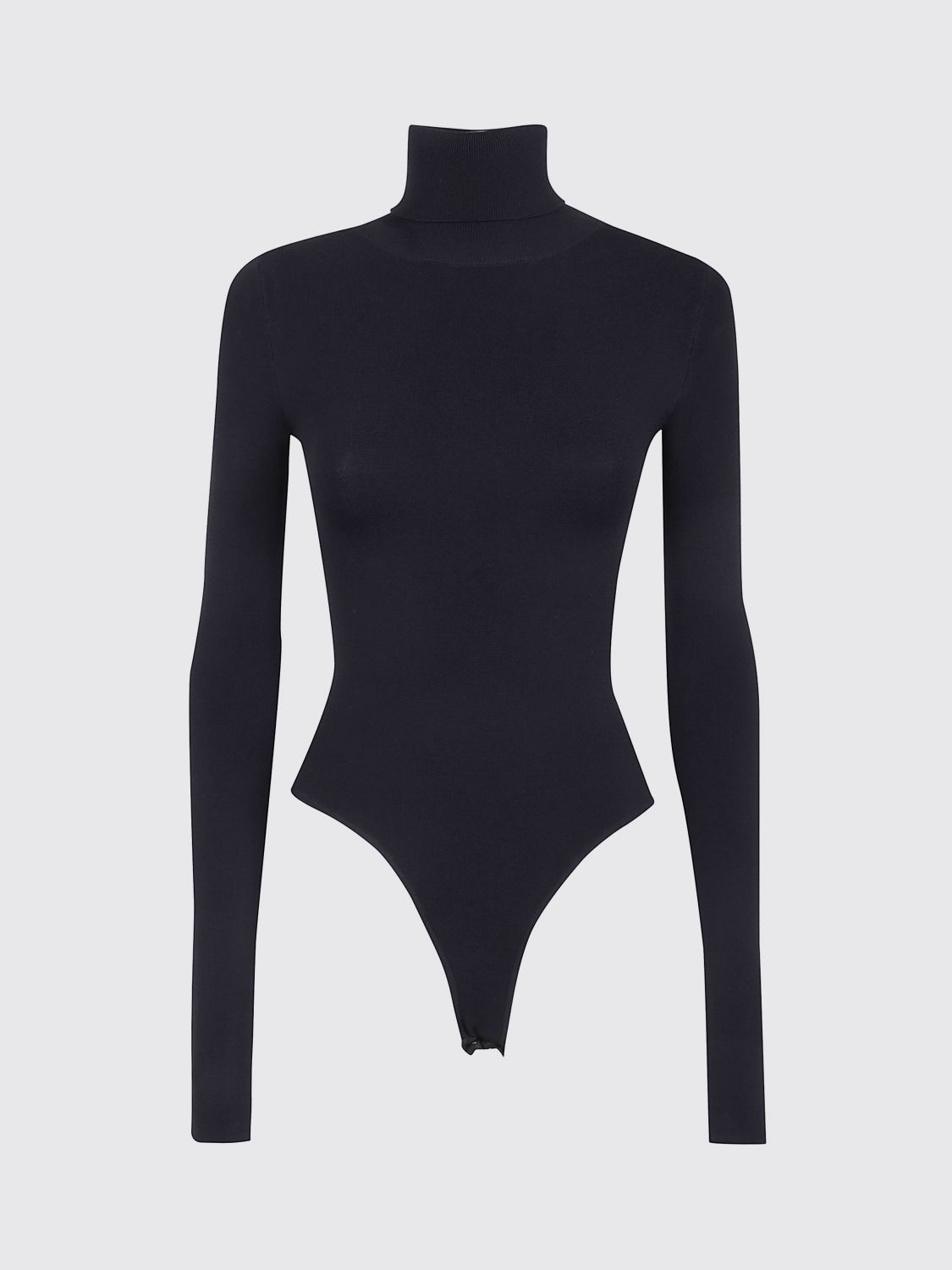 Entire Studios Turtleneck Long-sleeve Bodysuit In Black