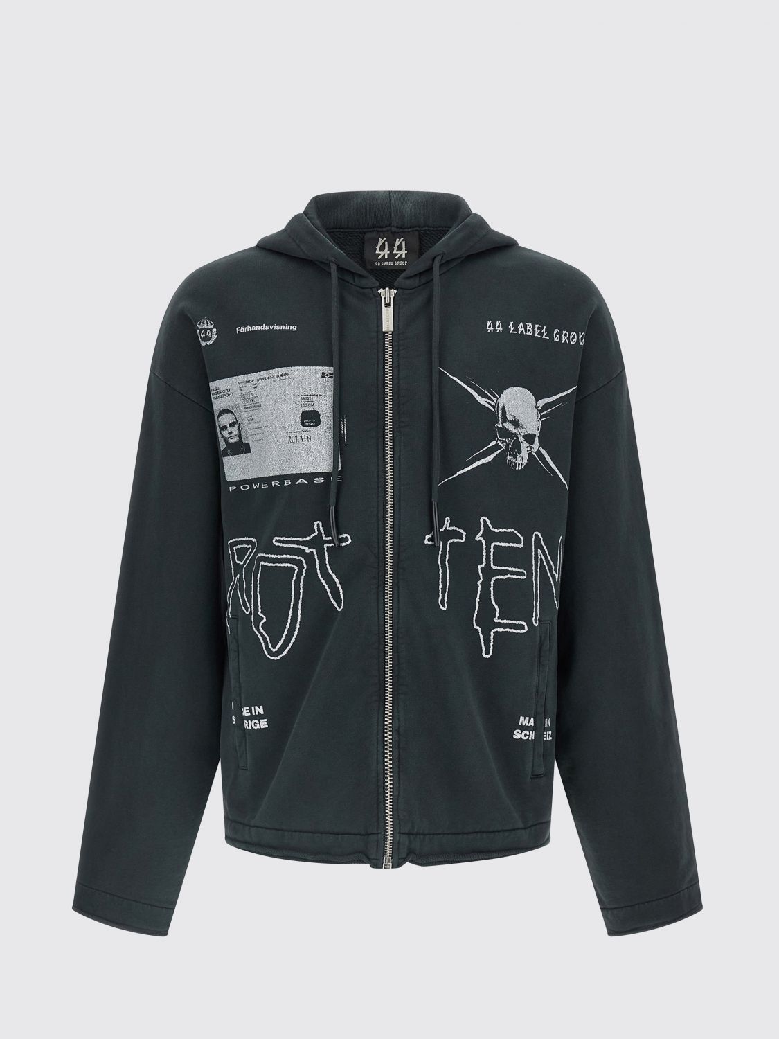 44 Label Group Sweatshirt  Men Color Black In Black