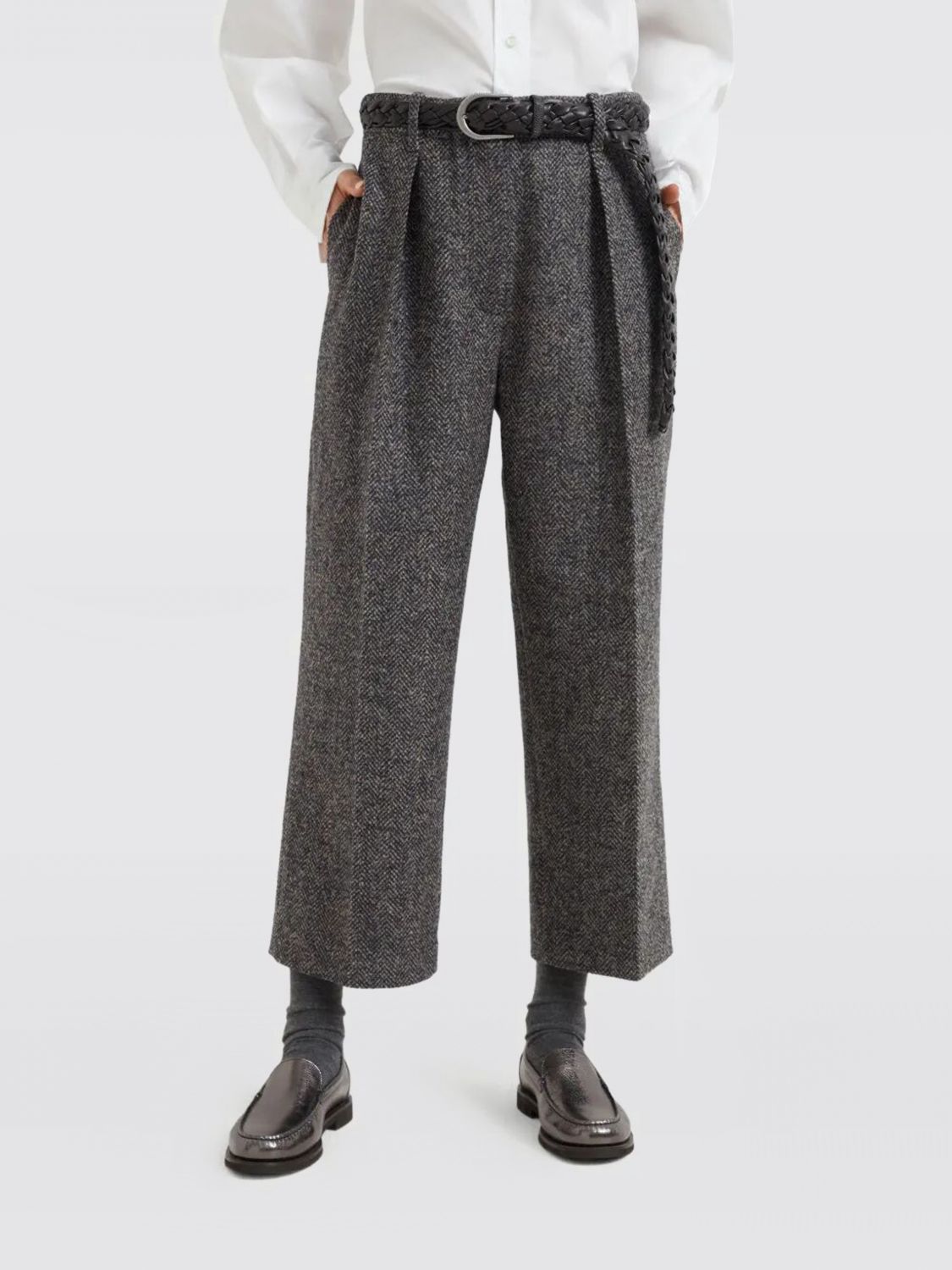 Brunello Cucinelli Pants  Woman Color Black In Black