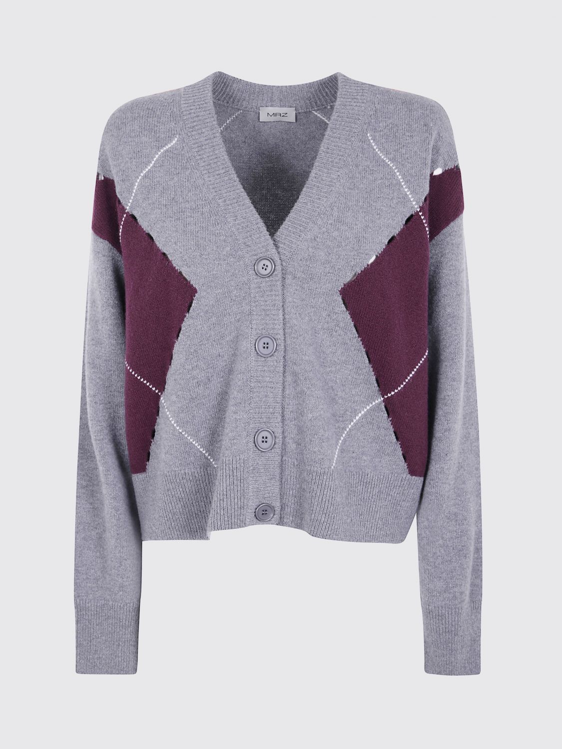 Mrz Sweater  Woman Color Grey In Gray