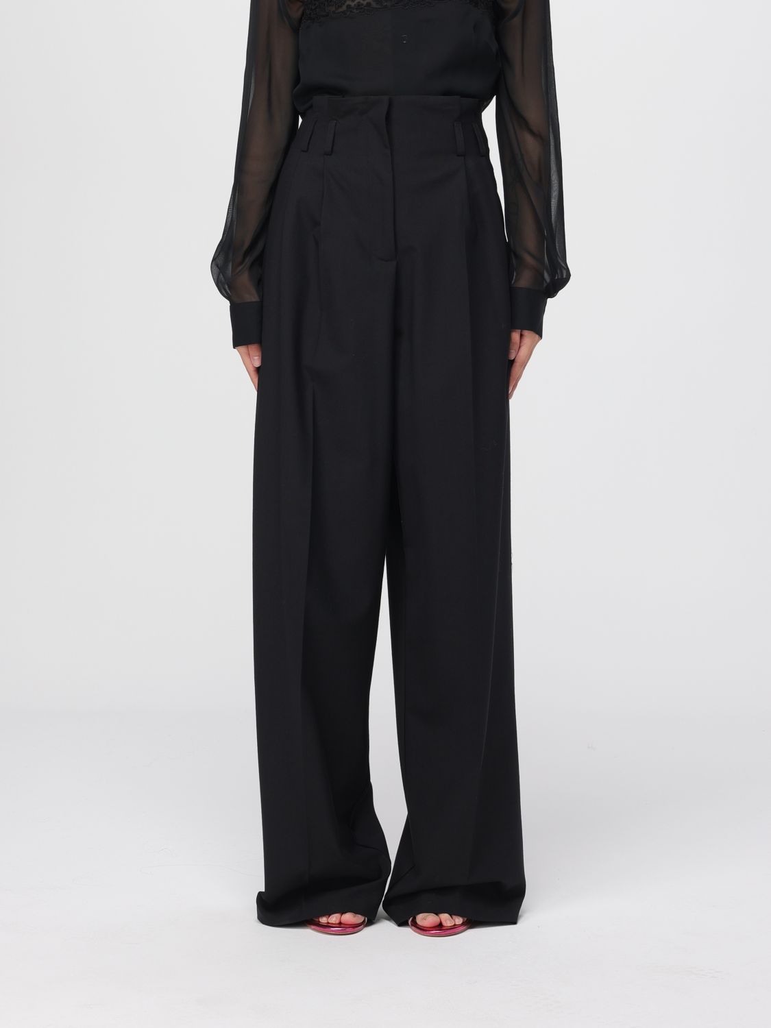 Semicouture Pants  Woman Color Black In Black