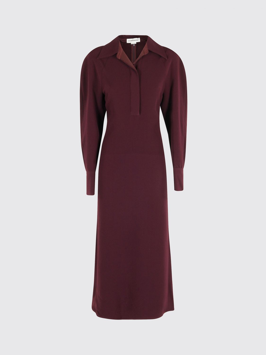 Victoria Beckham Dress Victoria Woman Color Wine In Burgundy
