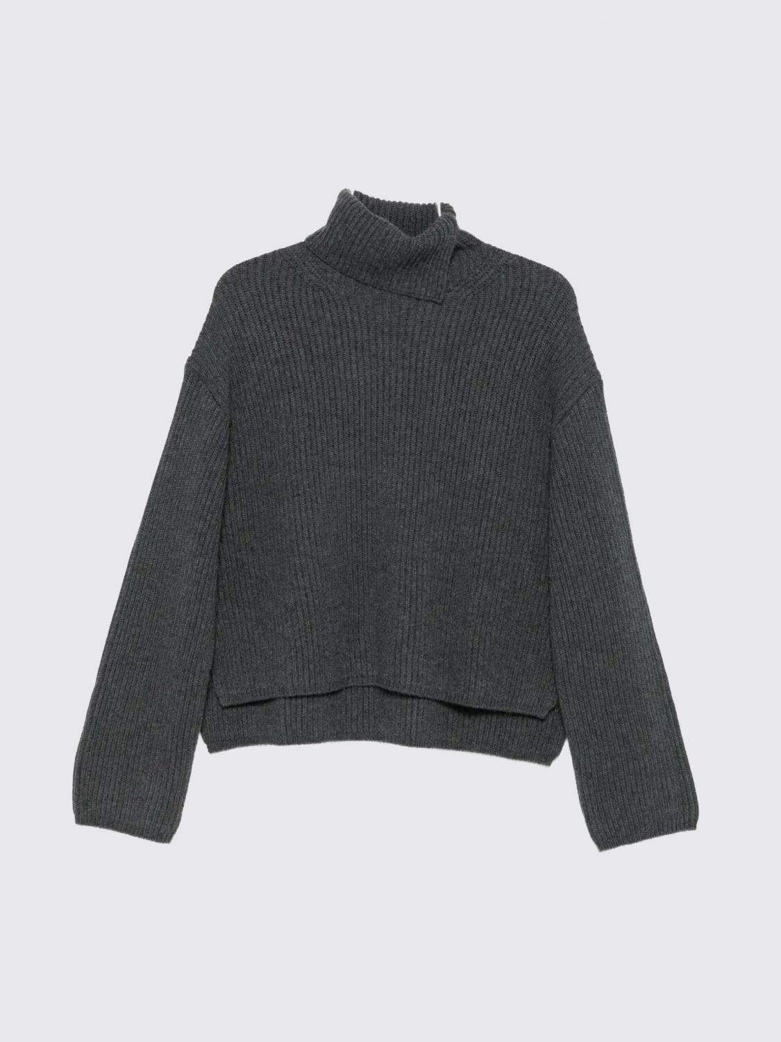 Joseph Ribbed Sweater In Gray
