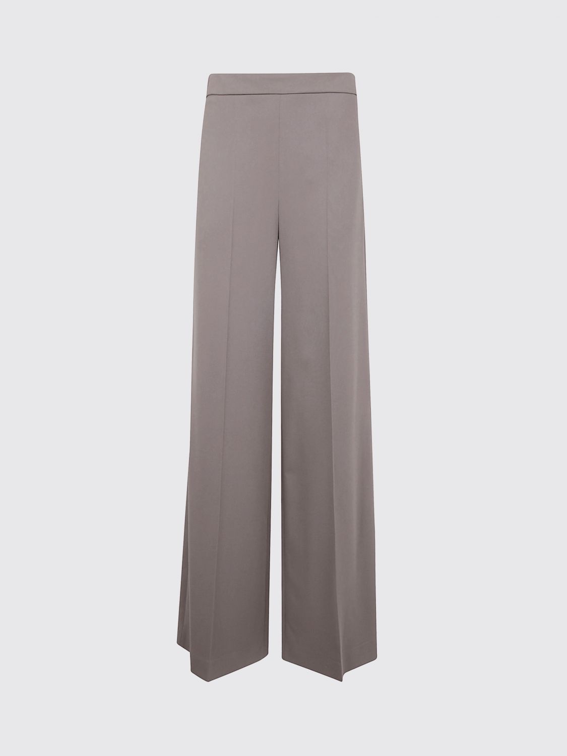Joseph High Waist Wide Leg Trousers In Gray