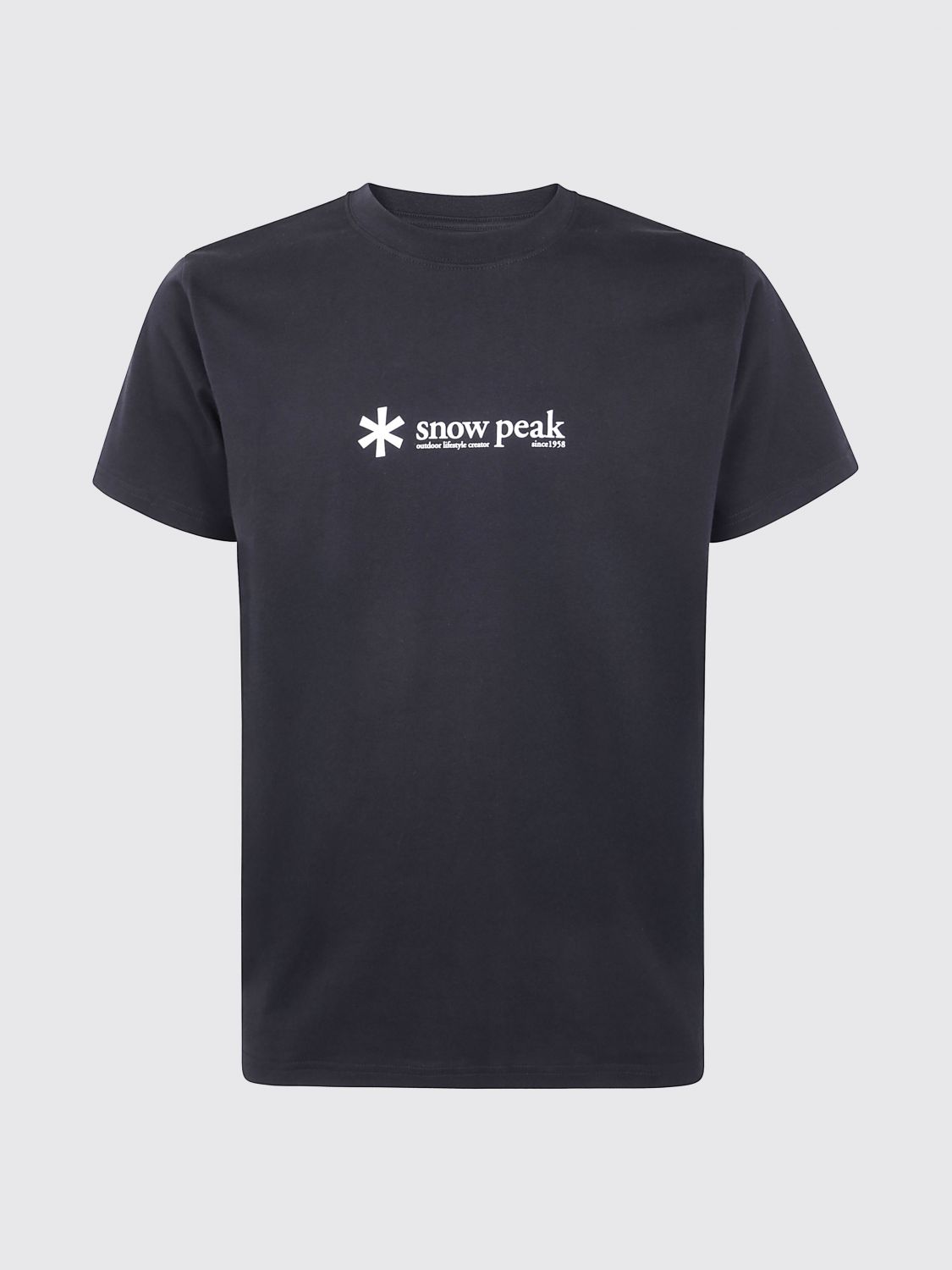 Snow Peak Logo-print T-shirt In Blue