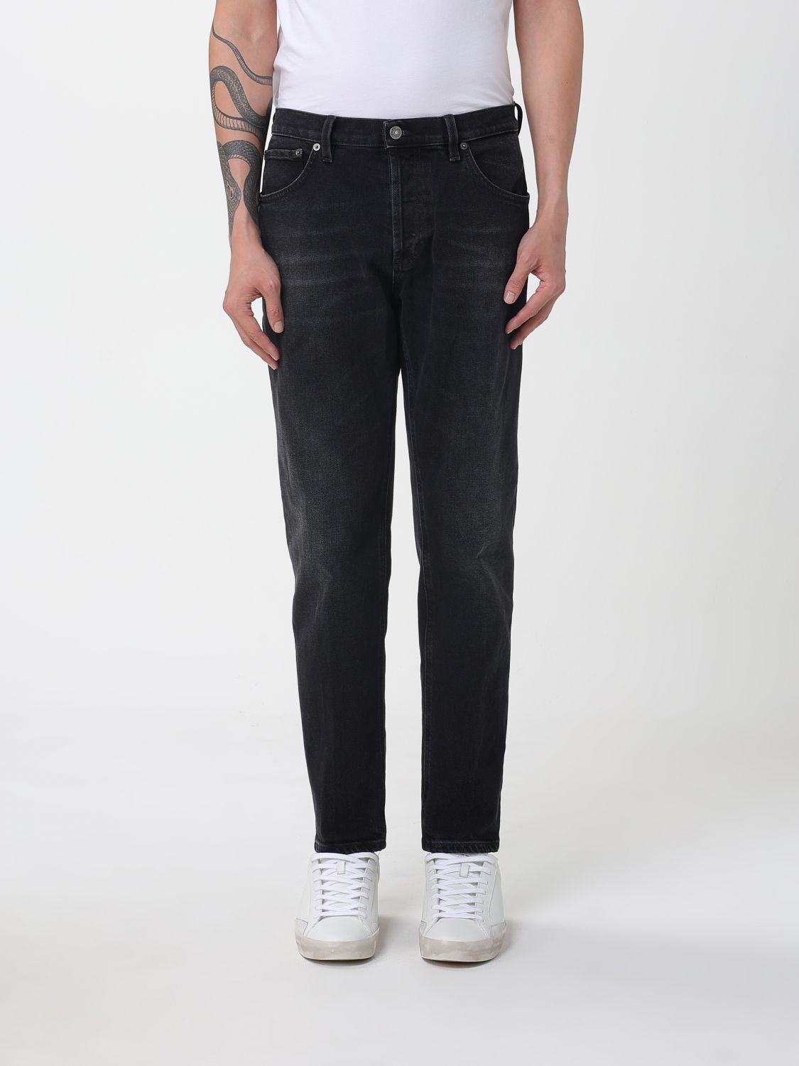 DONDUP Jeans Herren Farbe Schwarz