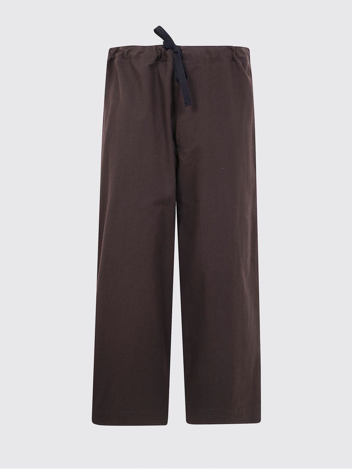Y's Drawstring Pocket Trousers In Brown