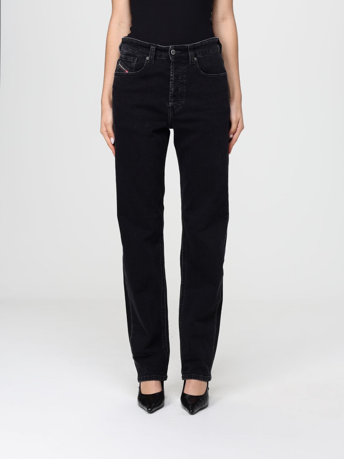Diesel Jeans  Woman Color Black In Black