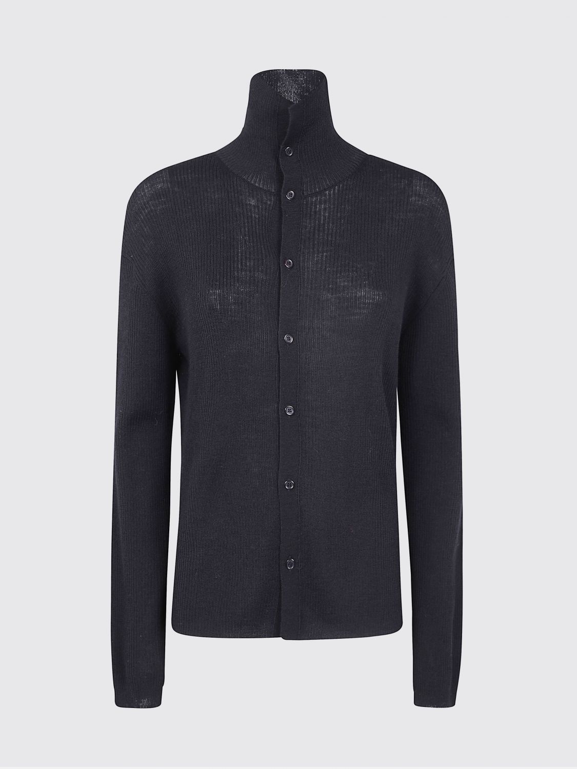 Y's Sweater With Buttons In Black