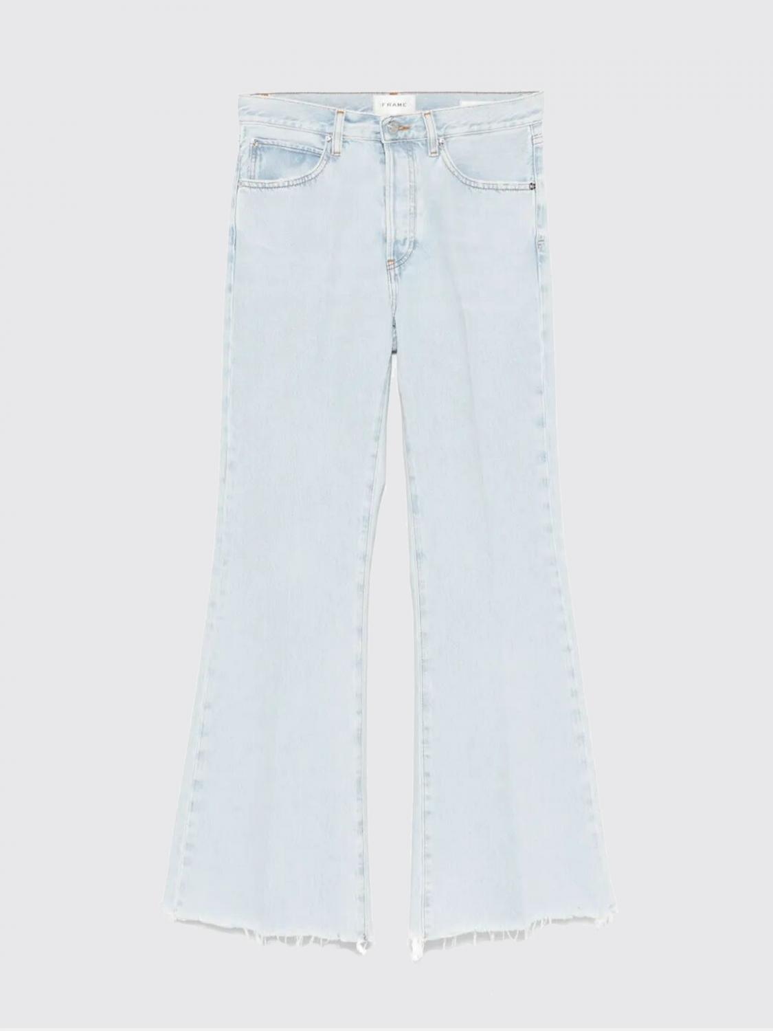 Frame Jeans  Woman Color Denim In Blue