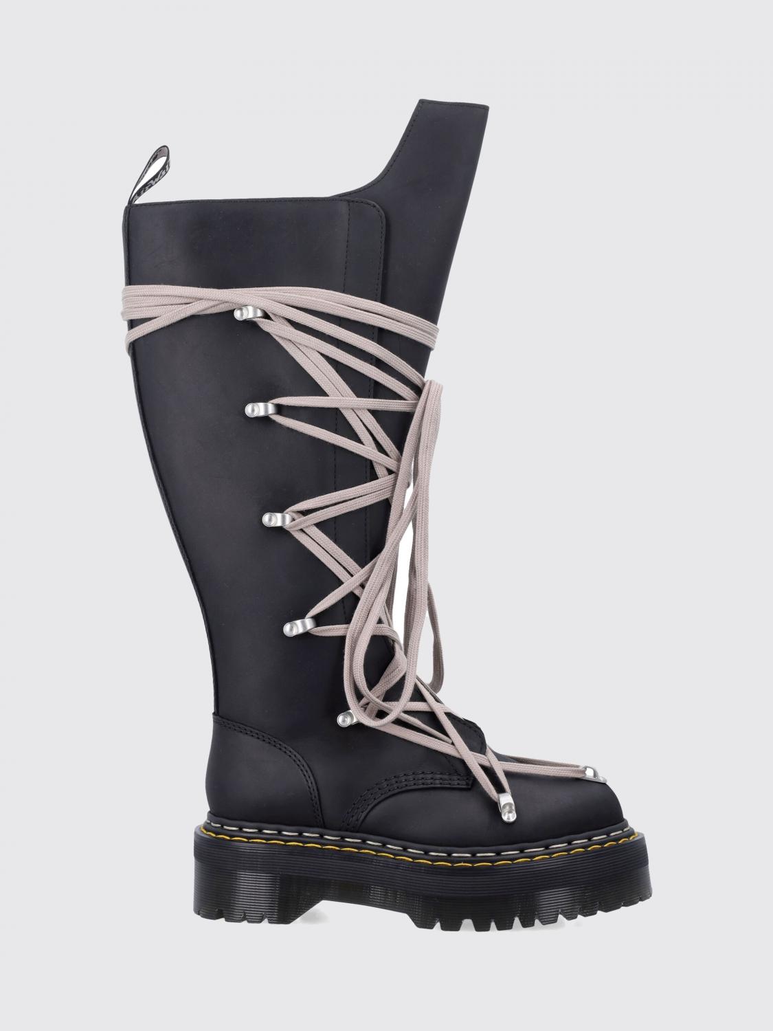 Flat Shoes DR. MARTENS X RICK OWENS Woman color Black