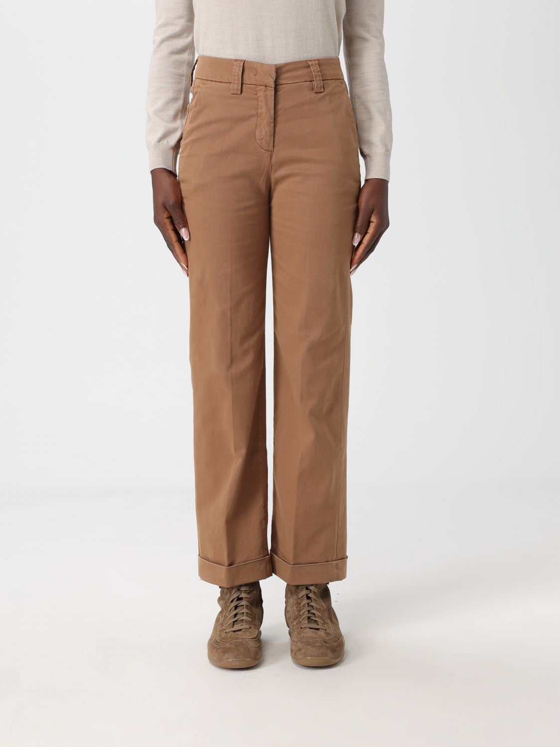 Peuterey Pants  Woman Color Brown In Brown