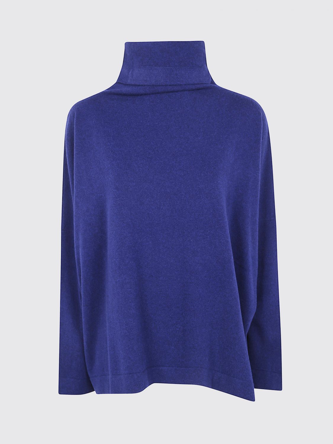 Daniela Gregis Turtleneck Wool Jumper In Blue