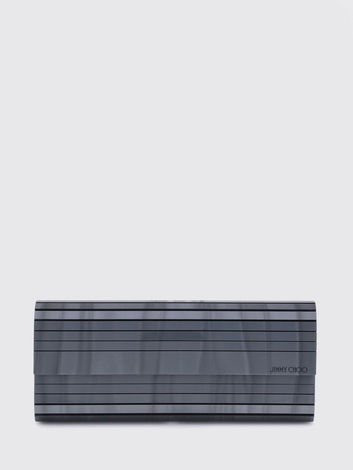 Jimmy Choo Clutch Woman Color Grey In Gray