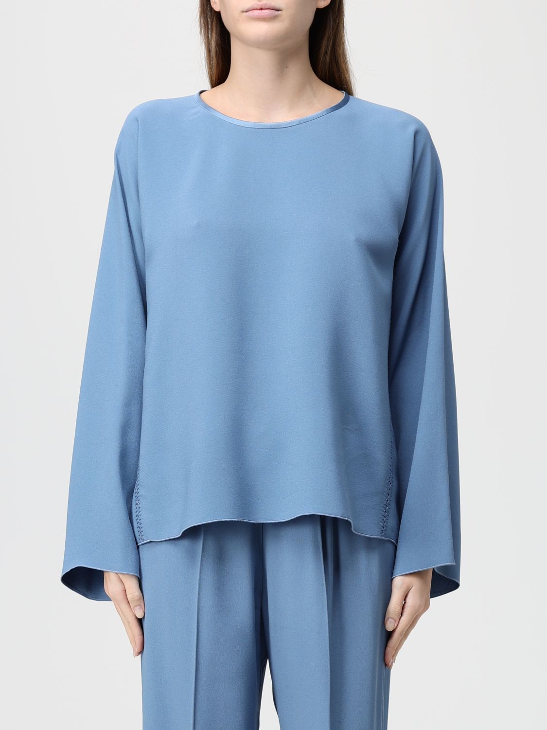 Forte Forte Top  Woman Color Gnawed Blue In Blue