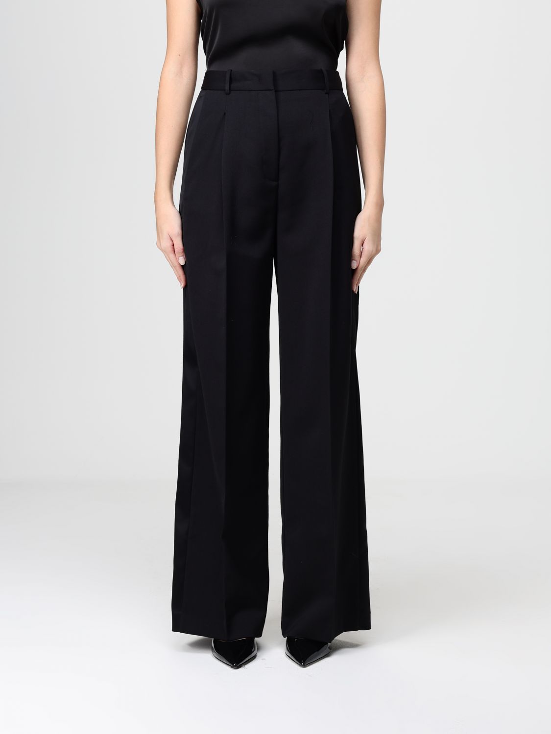 Semicouture Pants  Woman Color Black In Black