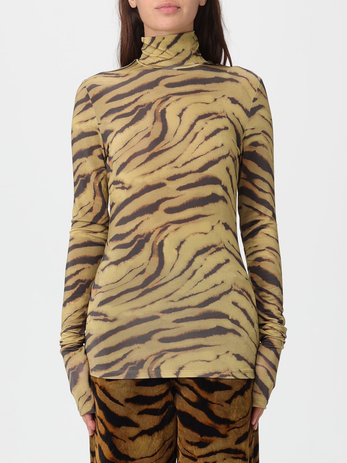 毛衣 GANNI 女士 颜色 卡其色