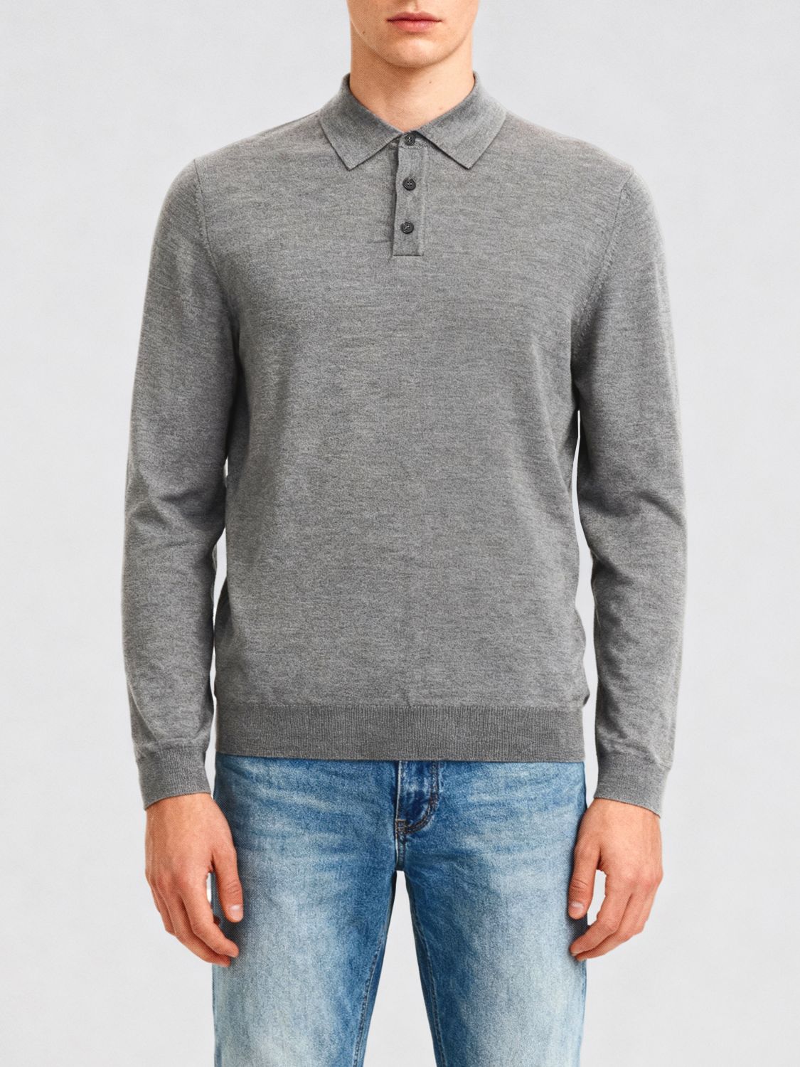 ZANONE Polo Herren Farbe Grau
