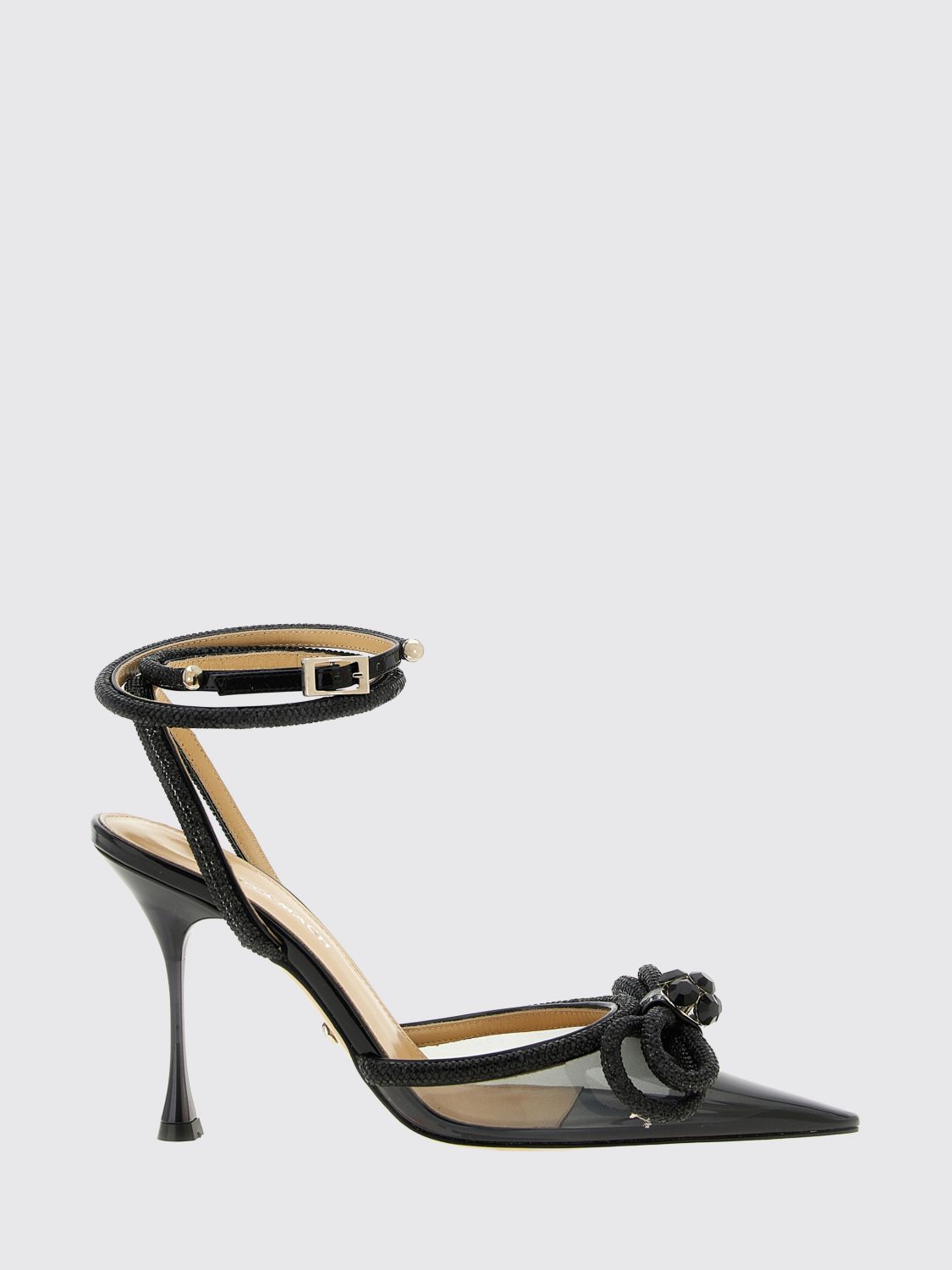 Mach&mach Mach & Mach 'double Bow' Pumps In Black