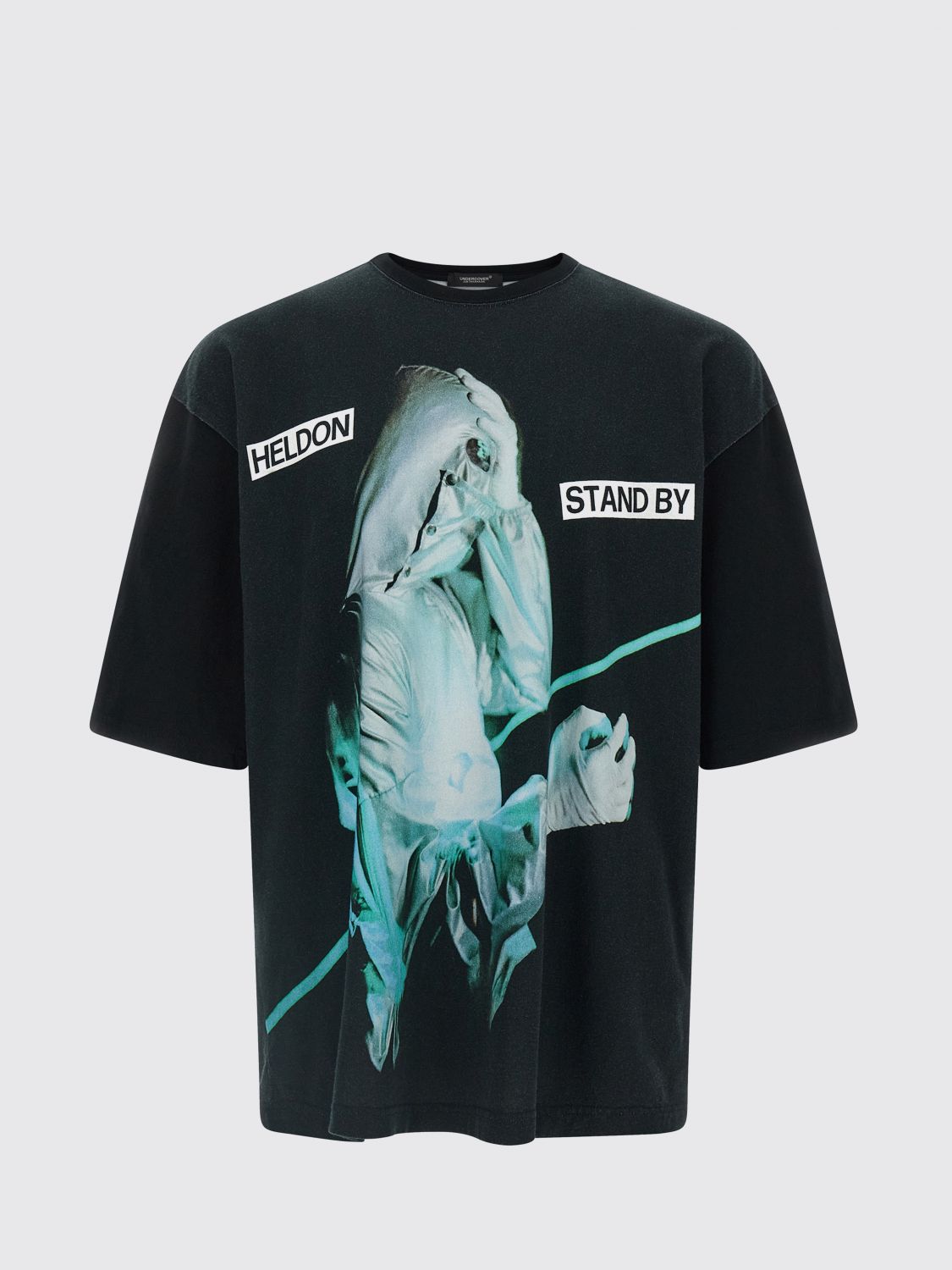 Undercover Graphic Print Crew Neck Short Sleeve T-shirt In Green