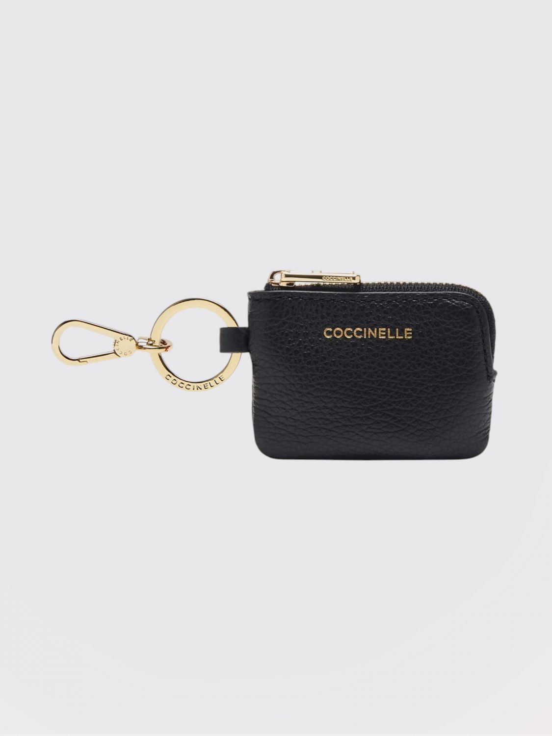 Coccinelle Key Chain  Woman Color Black In Black