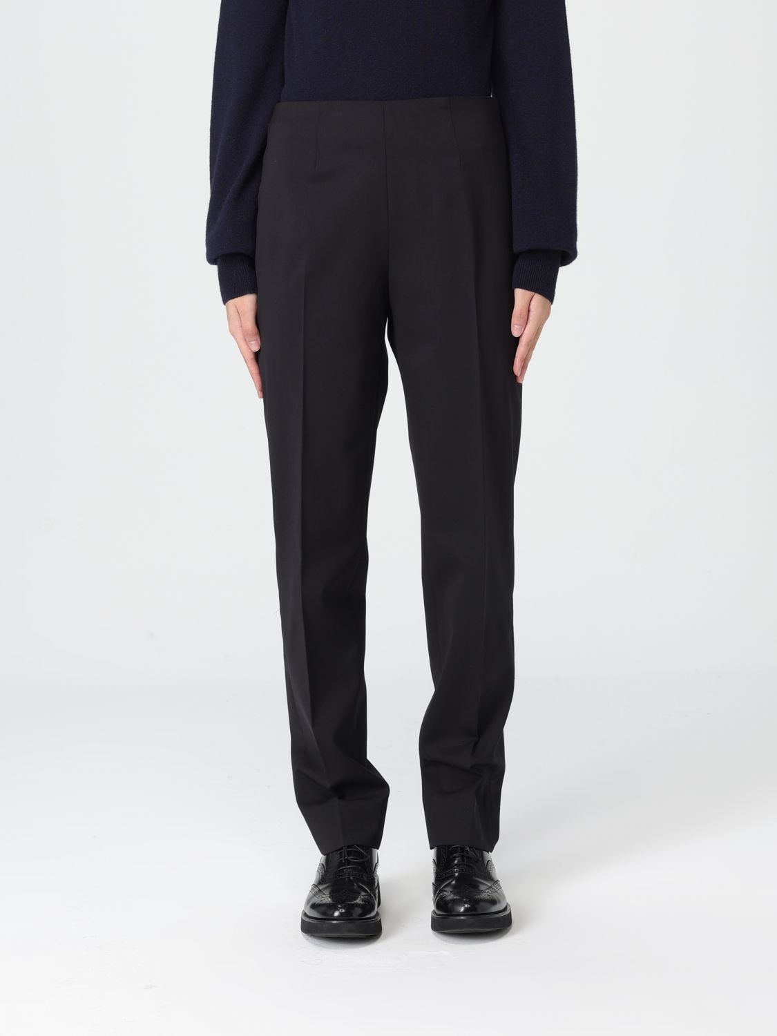 Pt Torino Pants Woman Color Black In Brown