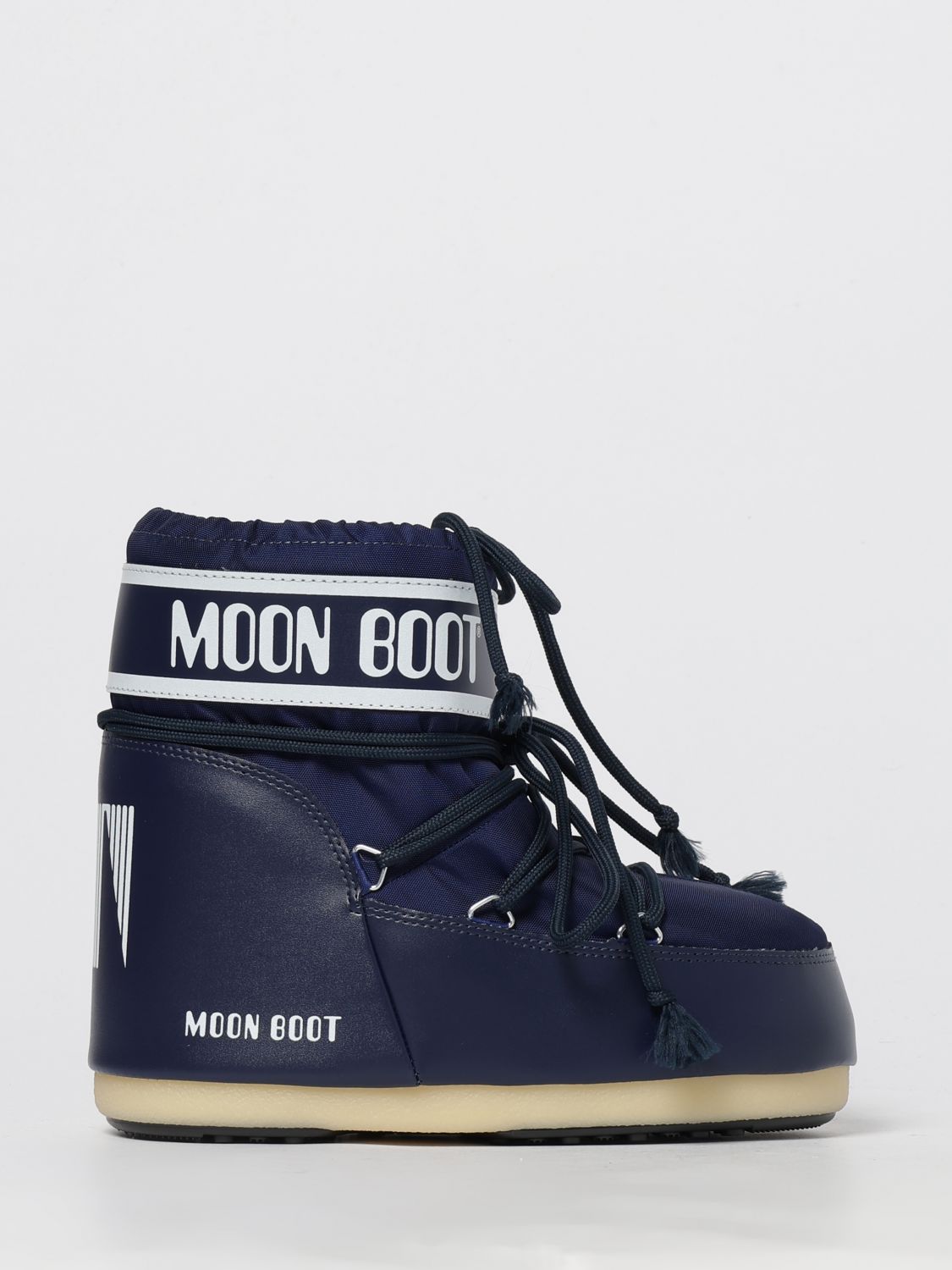 Moon Boot `icon Low Nylon` Boots In Blue