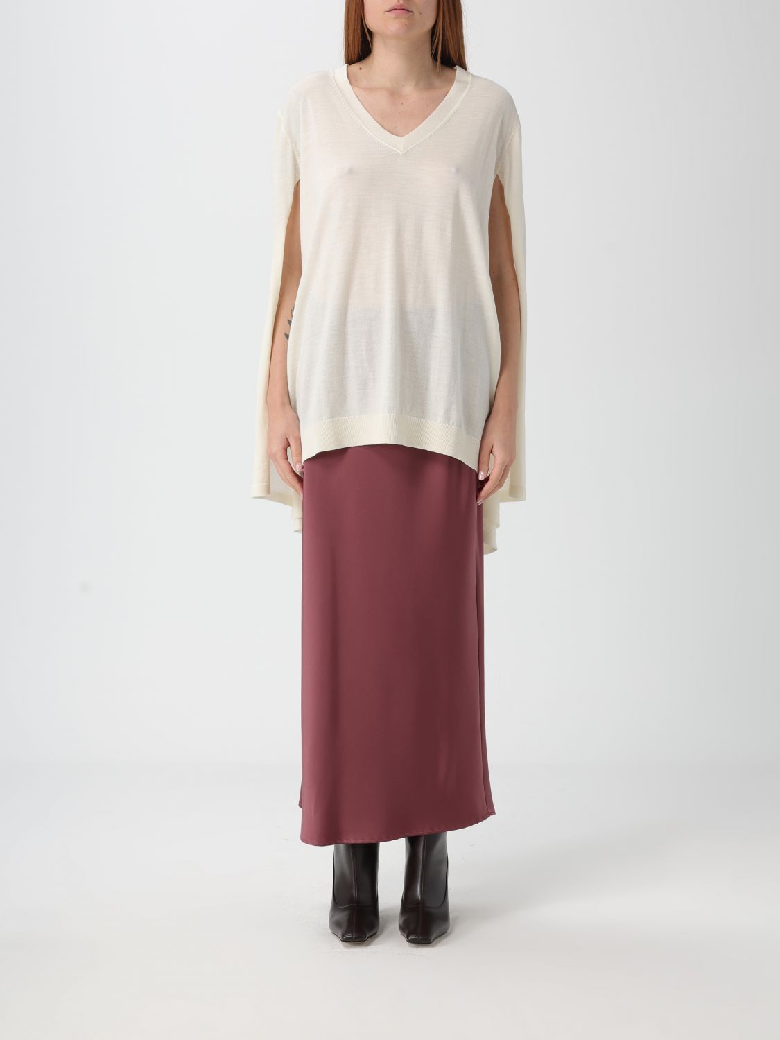 Alberta Ferretti Sweater  Woman Color White In Multi