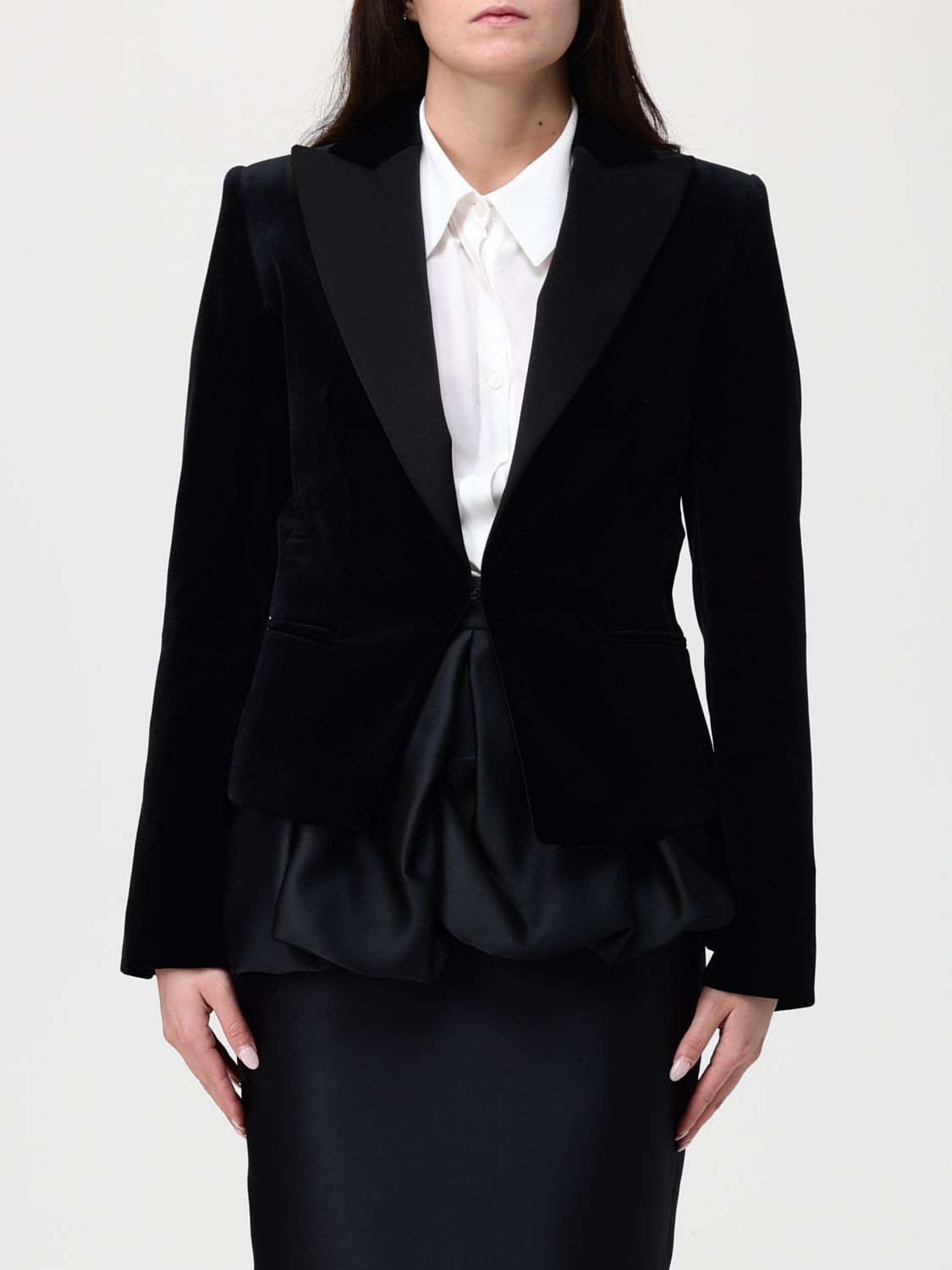 Max Mara Blazer Woman Studio In Black