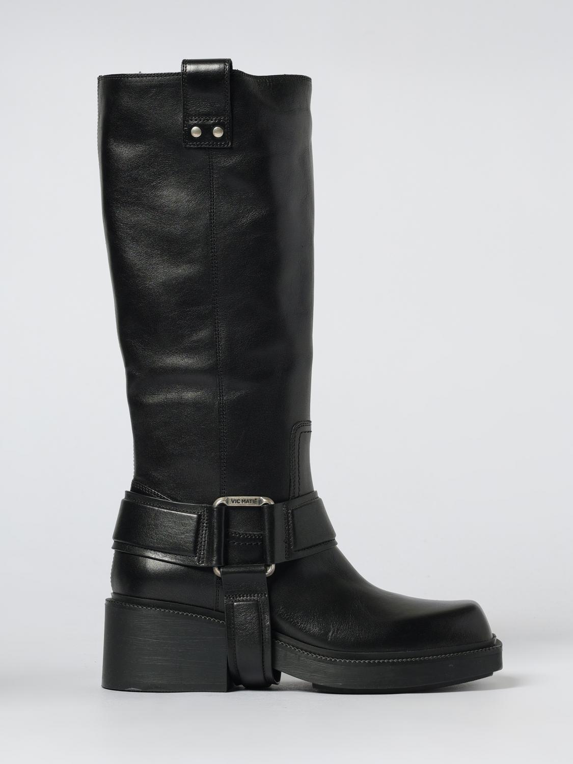 Vic Matie Boots Vic Matié Woman Color Black In Black