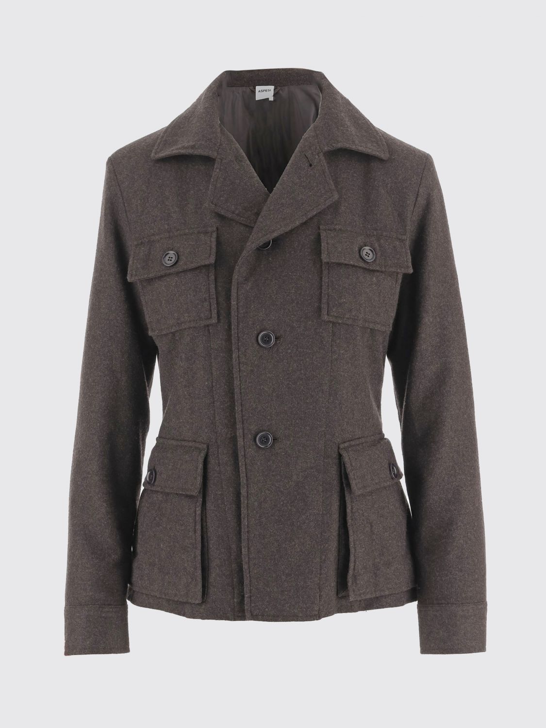 Aspesi Jacket Woman Color Brown In Brown