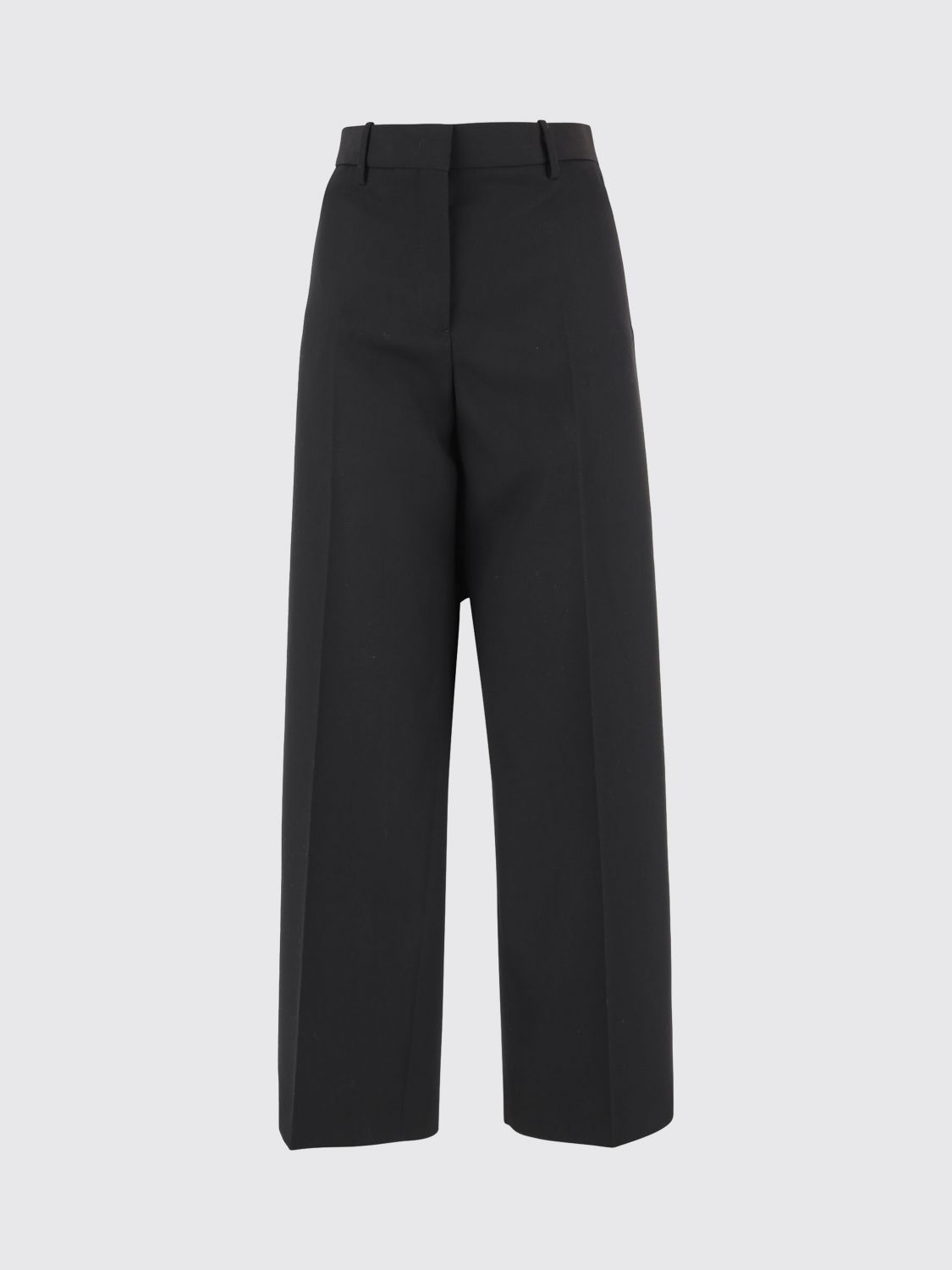Jil Sander Wool Trousers In Black