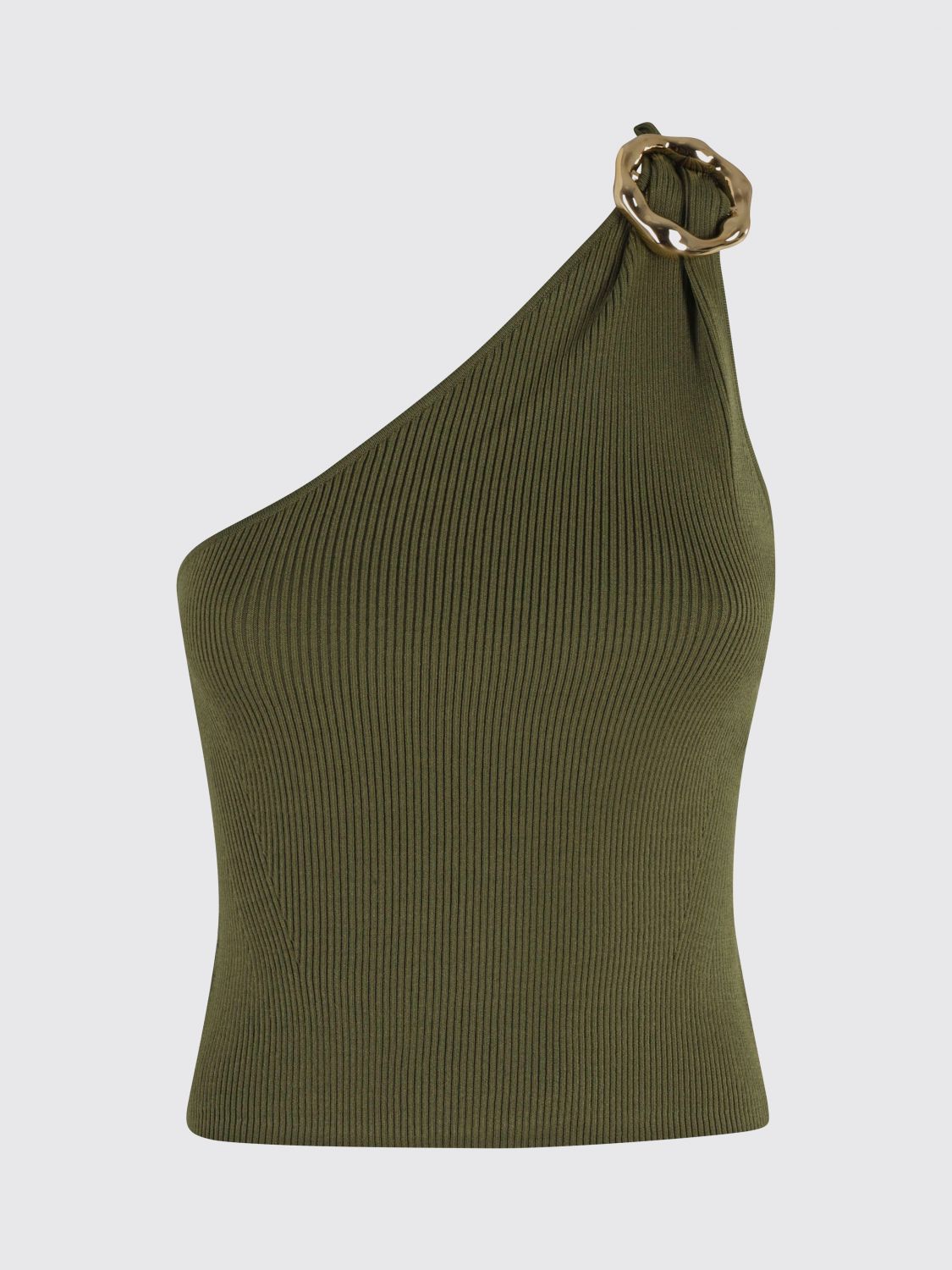 Simkhai Fenix One-shoulder Top In Green