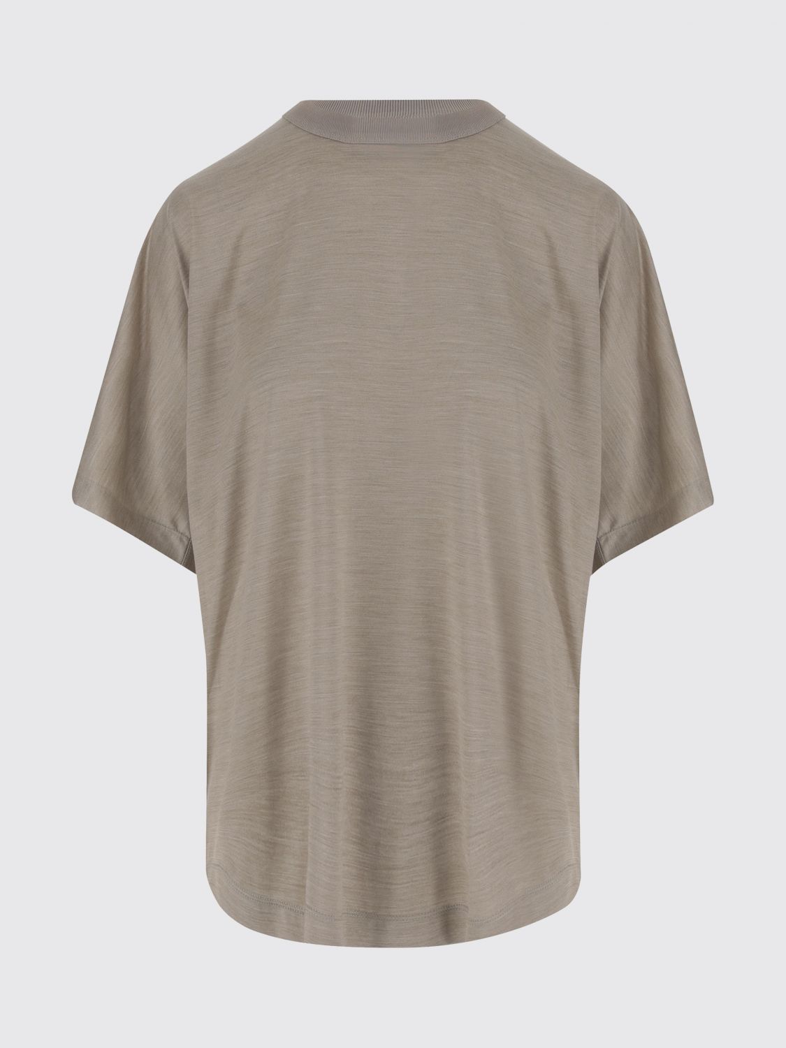 Carven Silk T Shirt In Neutral