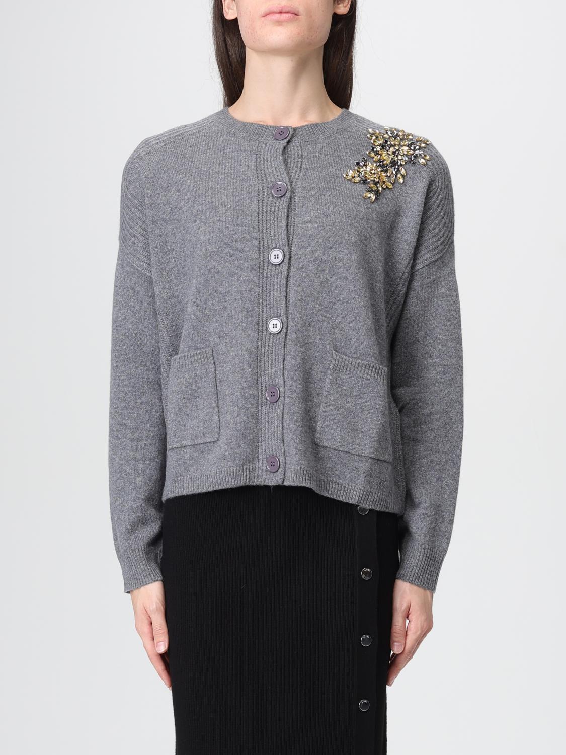 Liu •jo Cardigan Liu Jo Woman Color Grey In Gray