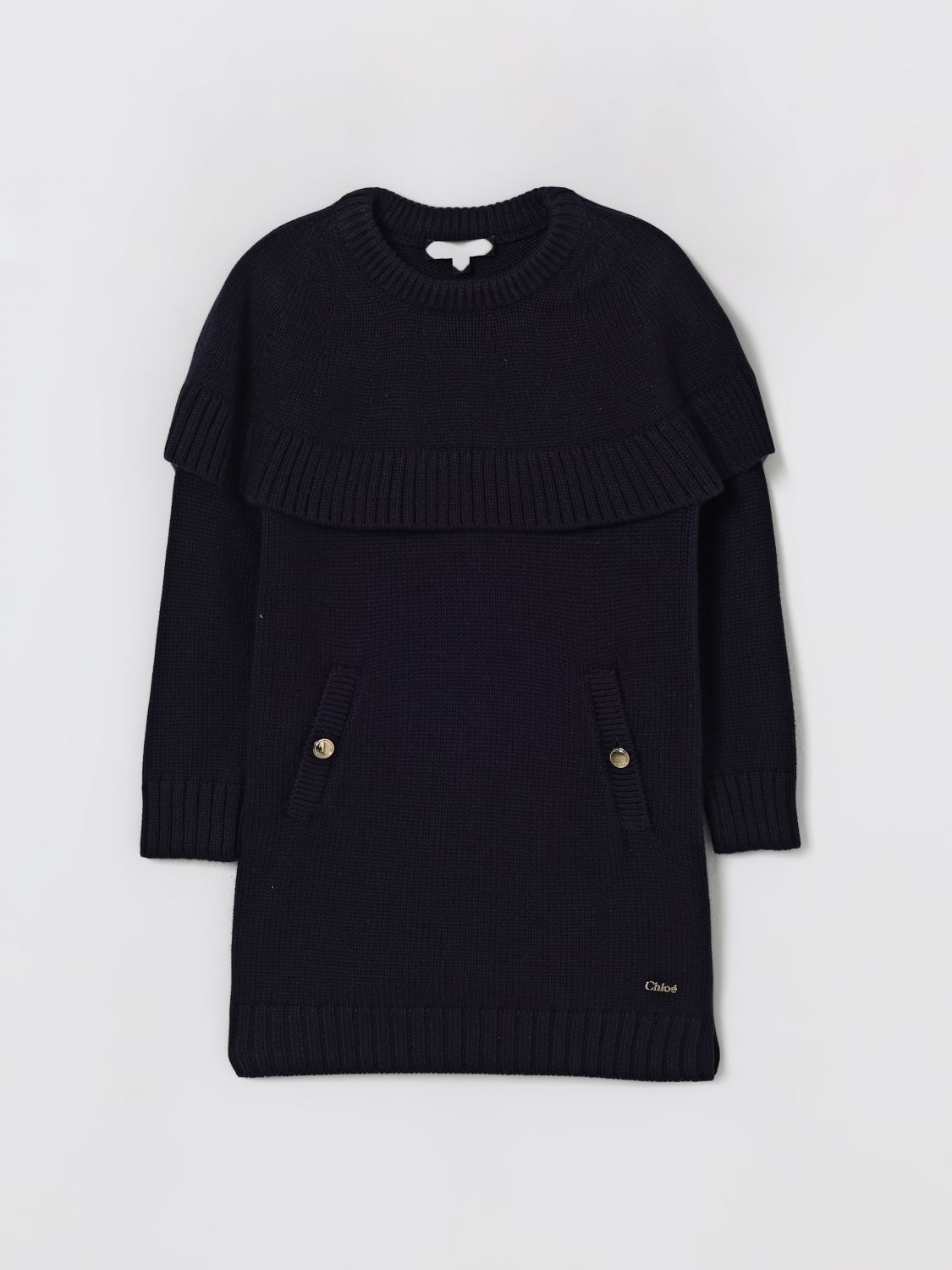 CHLOÉ Kleid Kinder Farbe Blau