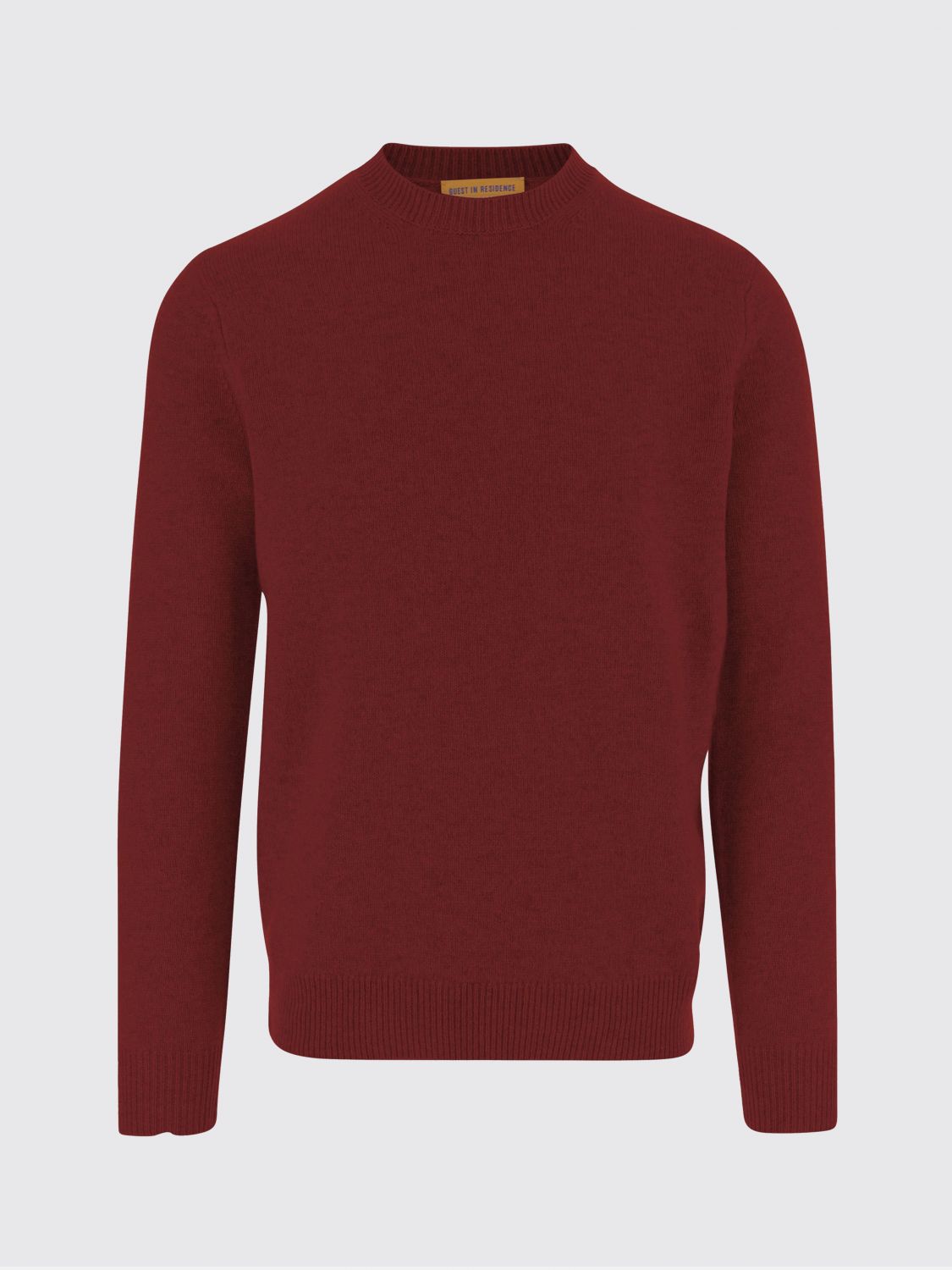 Guest In Residence Allday Crew Cashmere Sweater In Red
