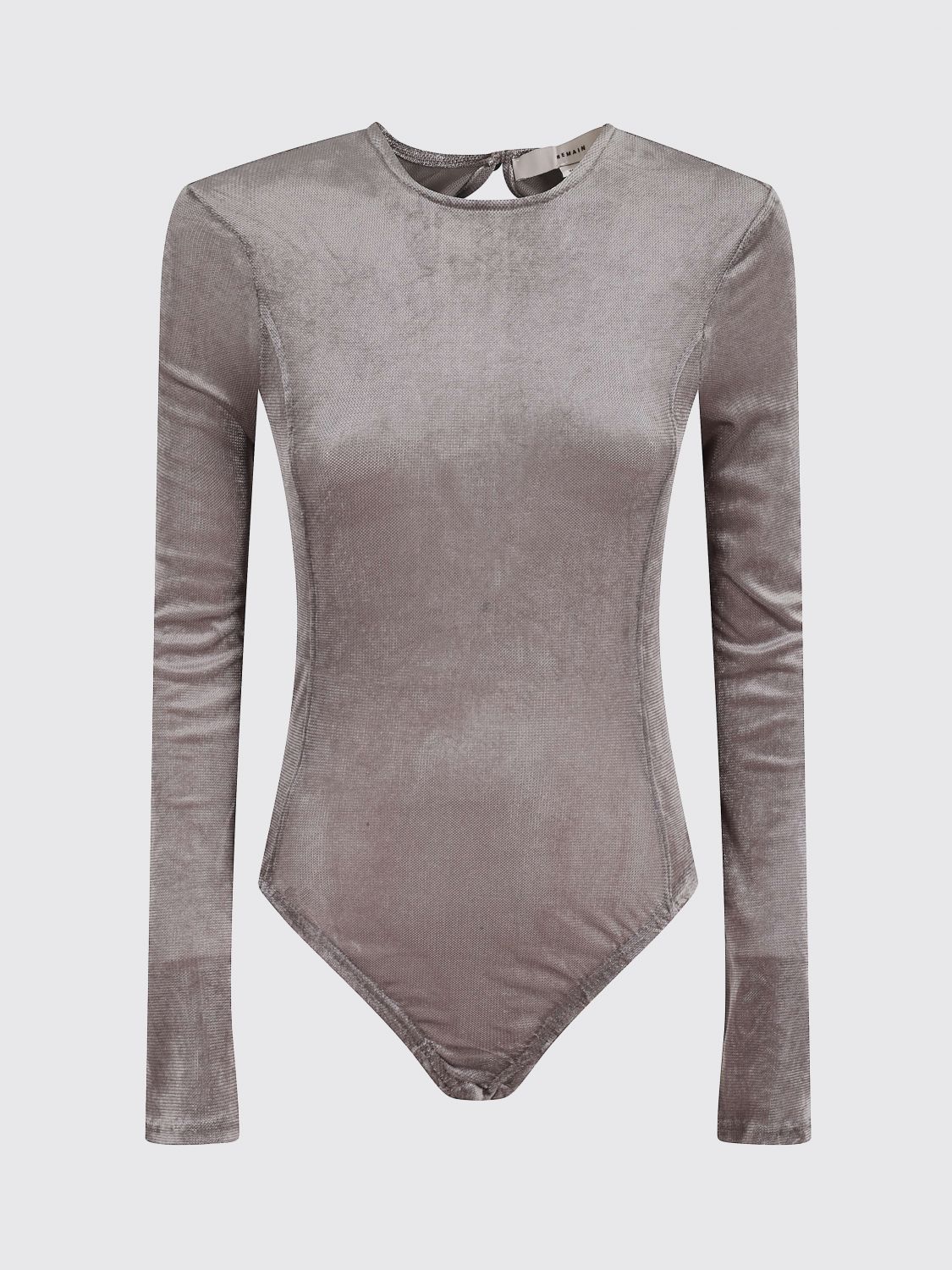 Remain Birger Christensen Bodysuit Remain Woman Color Pink In Gray