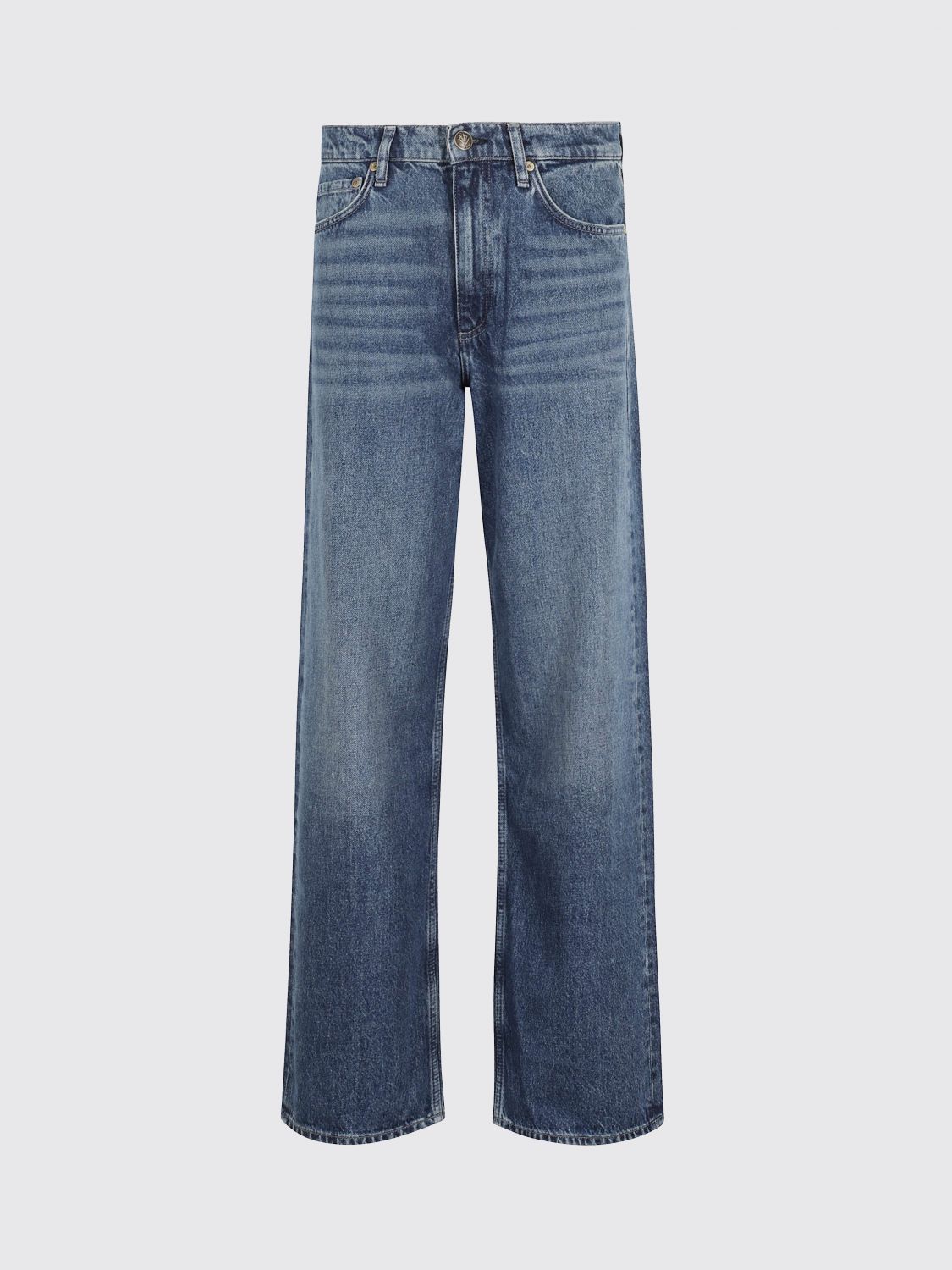 Rag & Bone Belt Loop Jeans In Blue