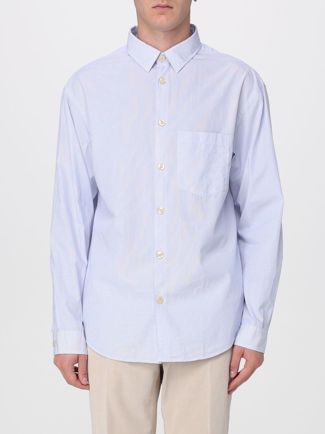 Tintoria Mattei Shirt Men Color Blue In Blue