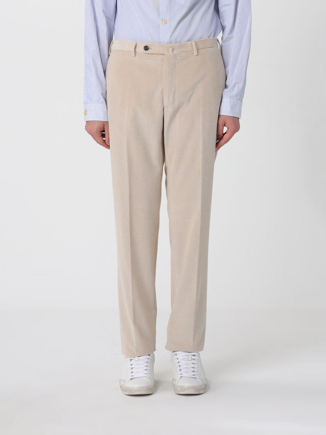 Incotex Pants Men Color Beige In Neutral