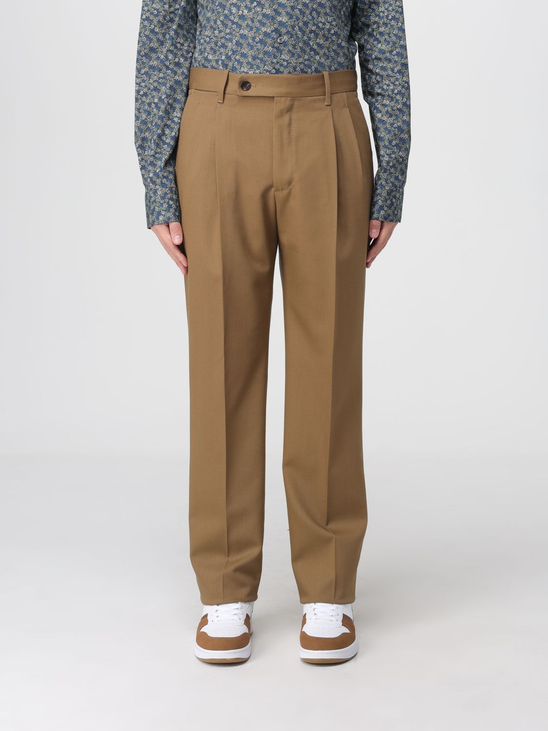 Incotex Pants Men Color Brown In Brown