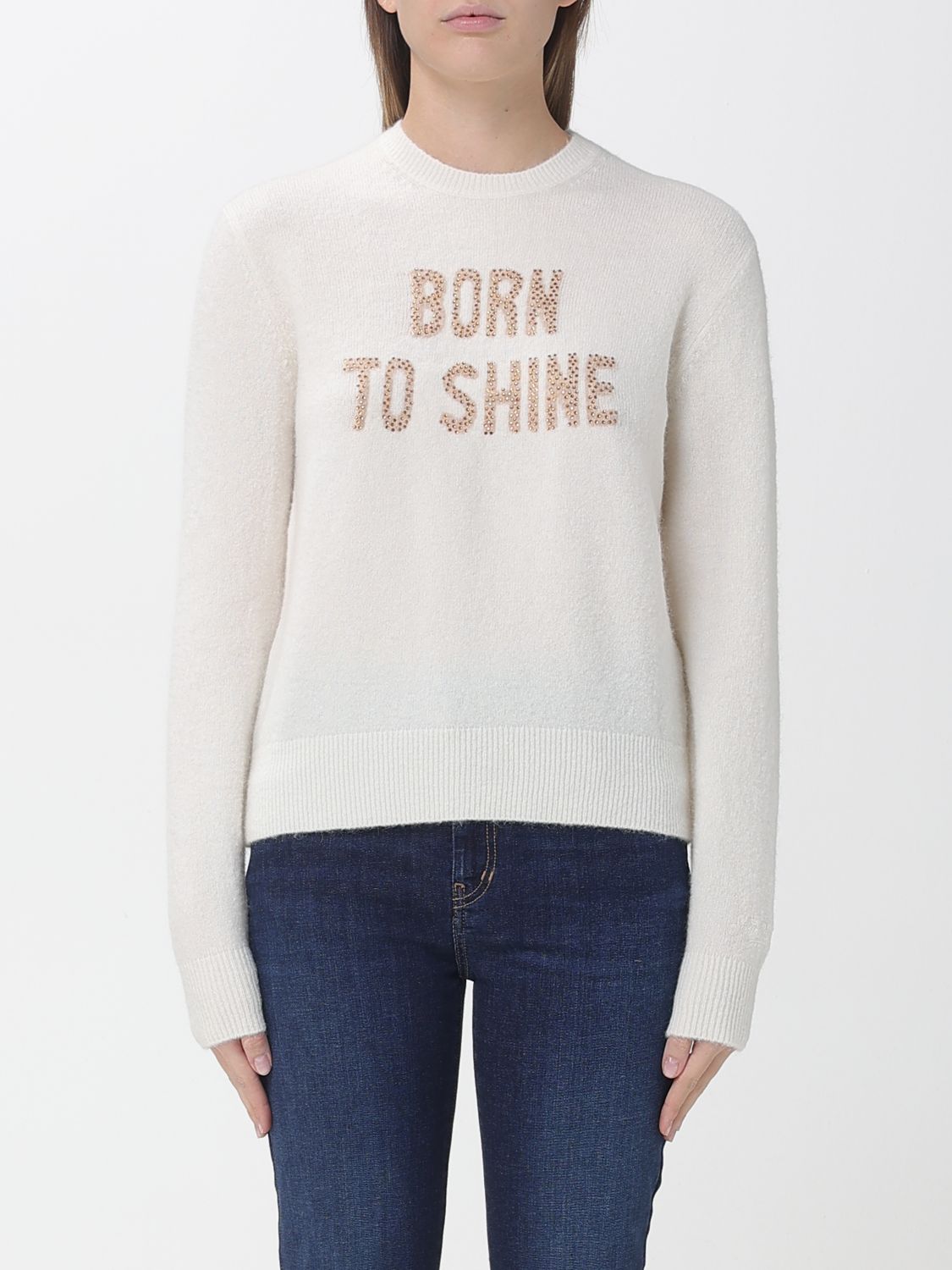 Mc2 Saint Barth Sweater  Woman Color White