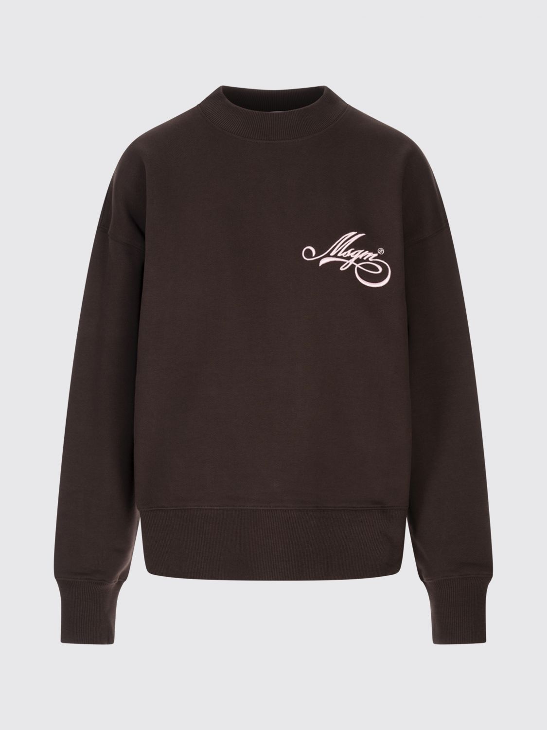 Msgm Sweater  Woman Color Brown In Brown