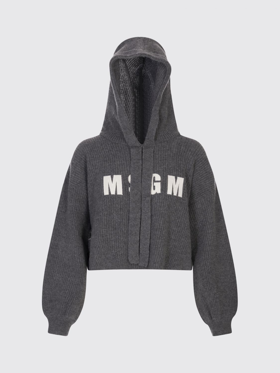 Msgm Sweater  Woman Color Grey In Gray
