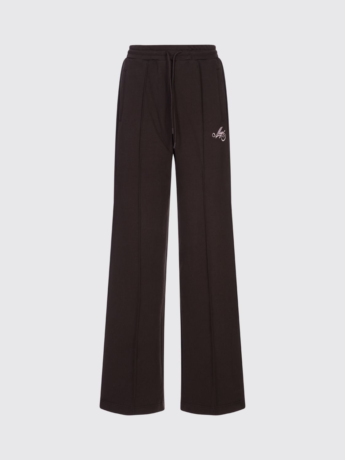 Msgm Pants  Woman Color Brown In Brown