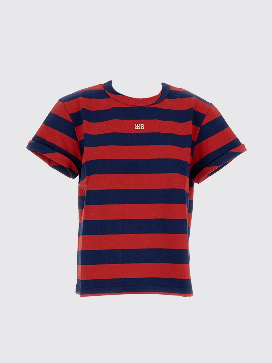 Wales Bonner City Cropped T Shirt In Red