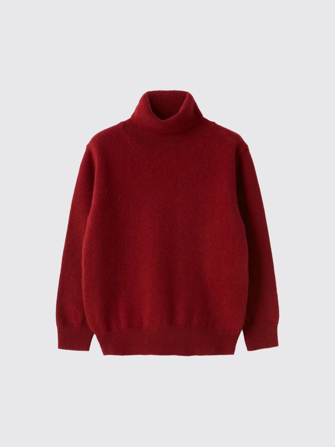 Il Gufo Turtleneck Long-sleeve Top In Red